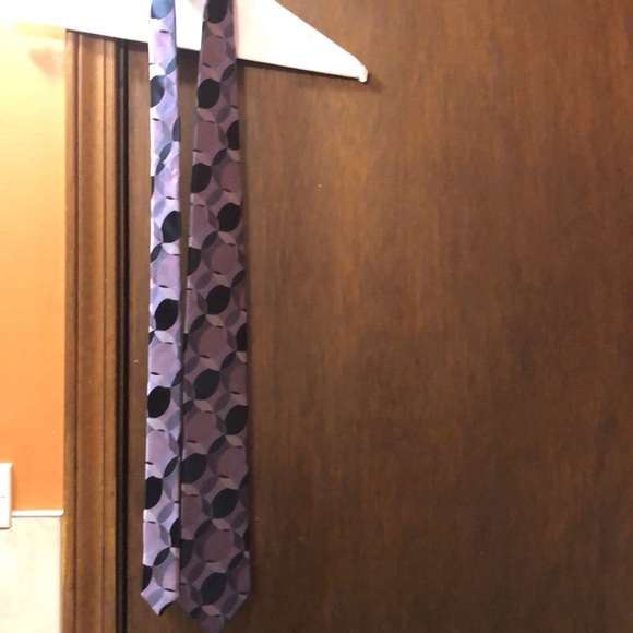 Ted Baker Tie-Purple/ Black - Picture 2 of 10